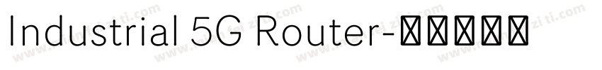Industrial 5G Router字体转换
